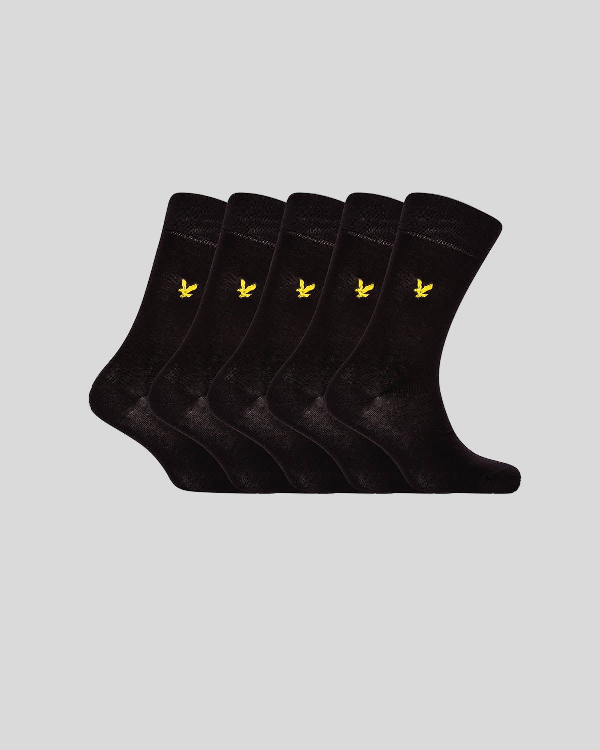 Lot de 5 paires de chaussettes Core unies, couleur noire