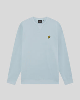Sweat-shirt à col rond en coton