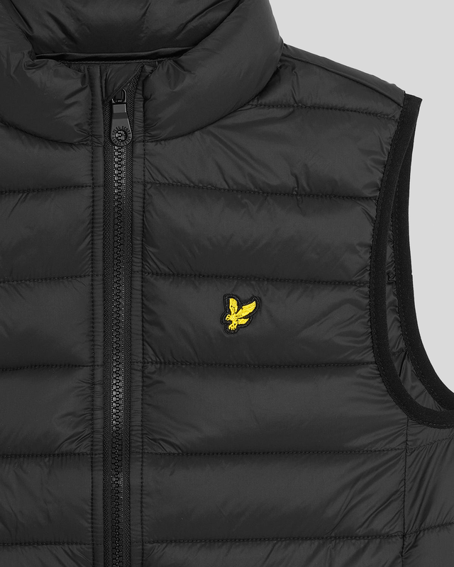 Gilet matelassé léger pour garçon, couleur noir jais