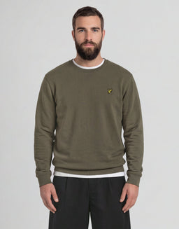 Cotton Crew Neck Sweatshirt