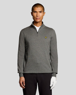Maglione con zip a 1/4
