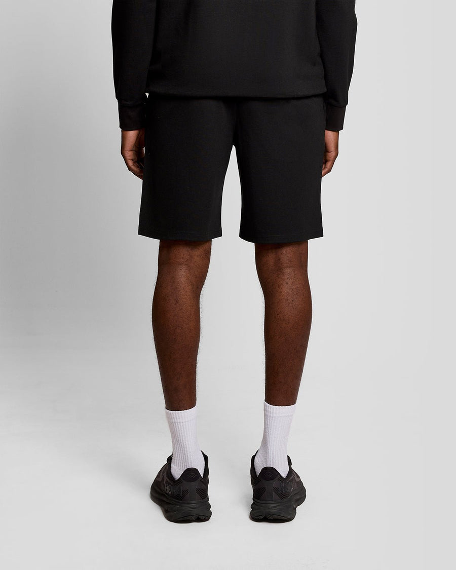 Short de sport léger pour homme, couleur noir de jais