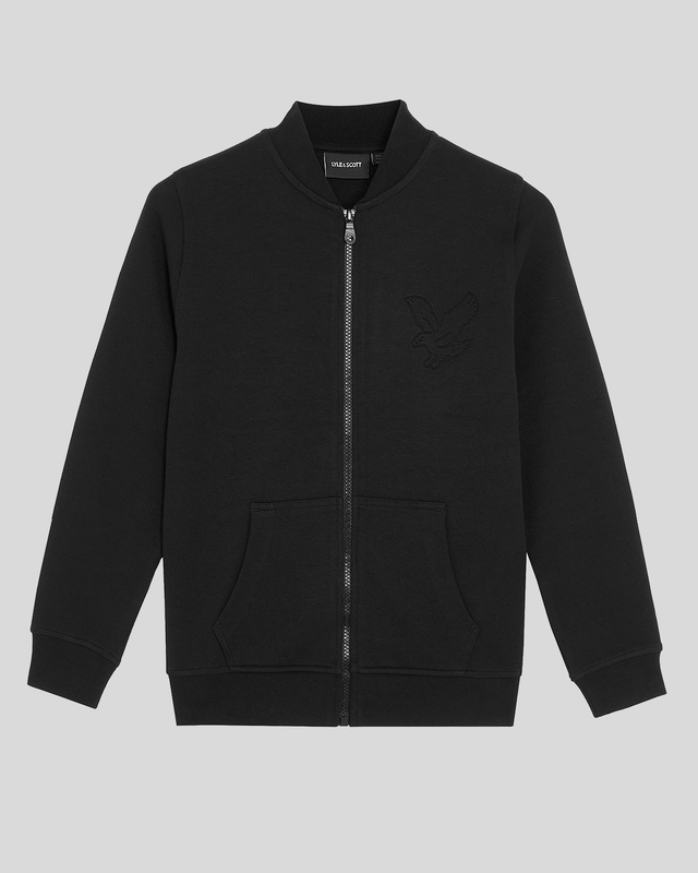 Veste de sport pour garçon « Embossed Eagle » en noir de jais