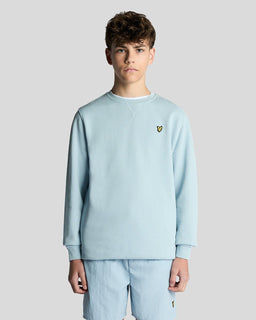Sweat-shirt à col rond en coton