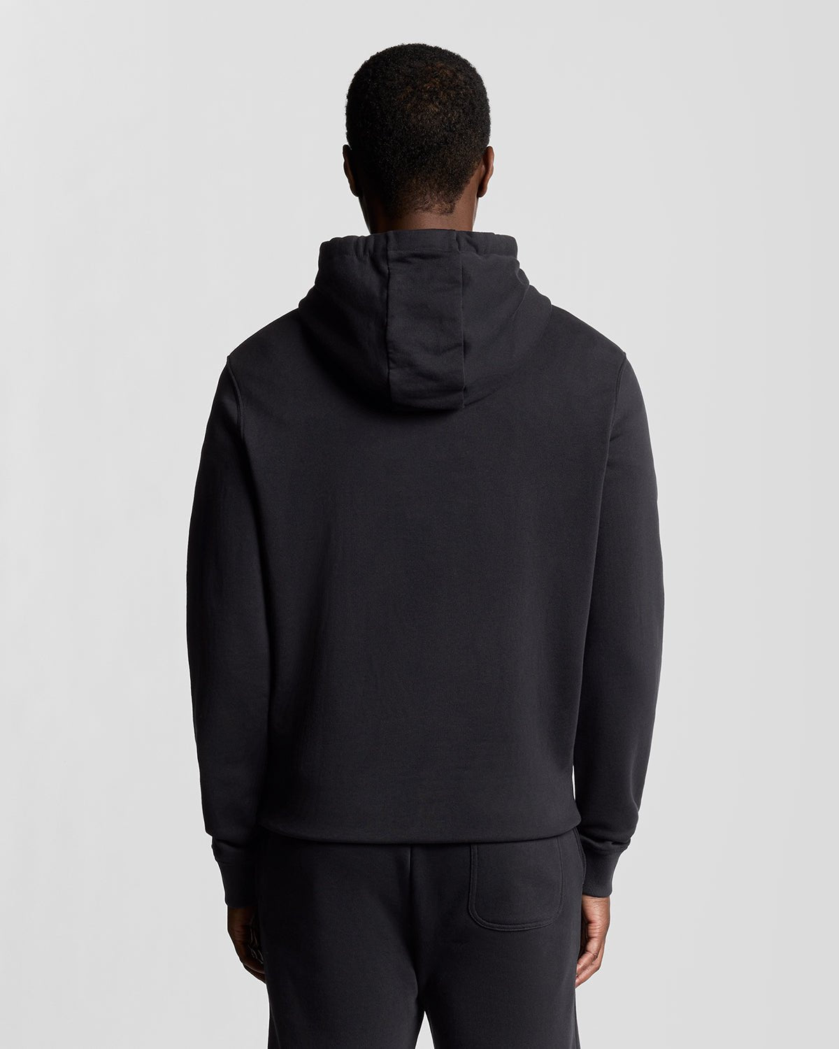 Uomo con felpa con cappuccio Loopback in cotone blu scuro