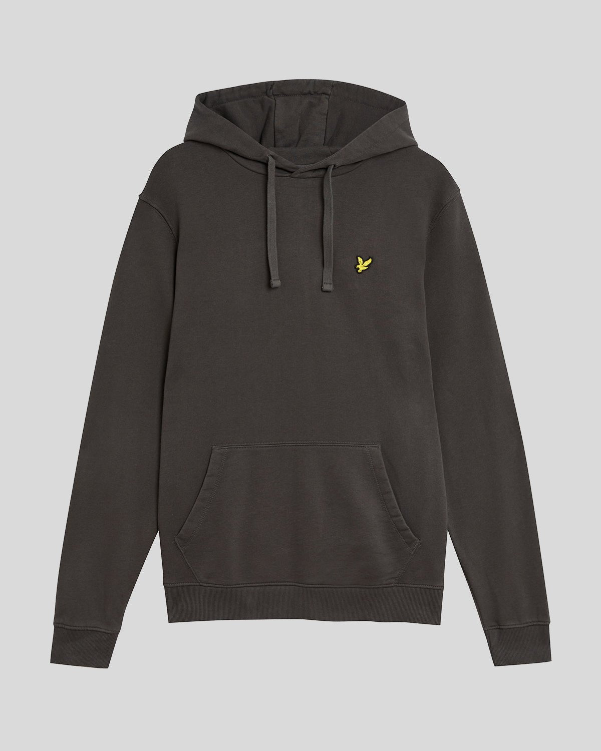 Uomo con felpa con cappuccio Loopback in cotone color canna di fucile