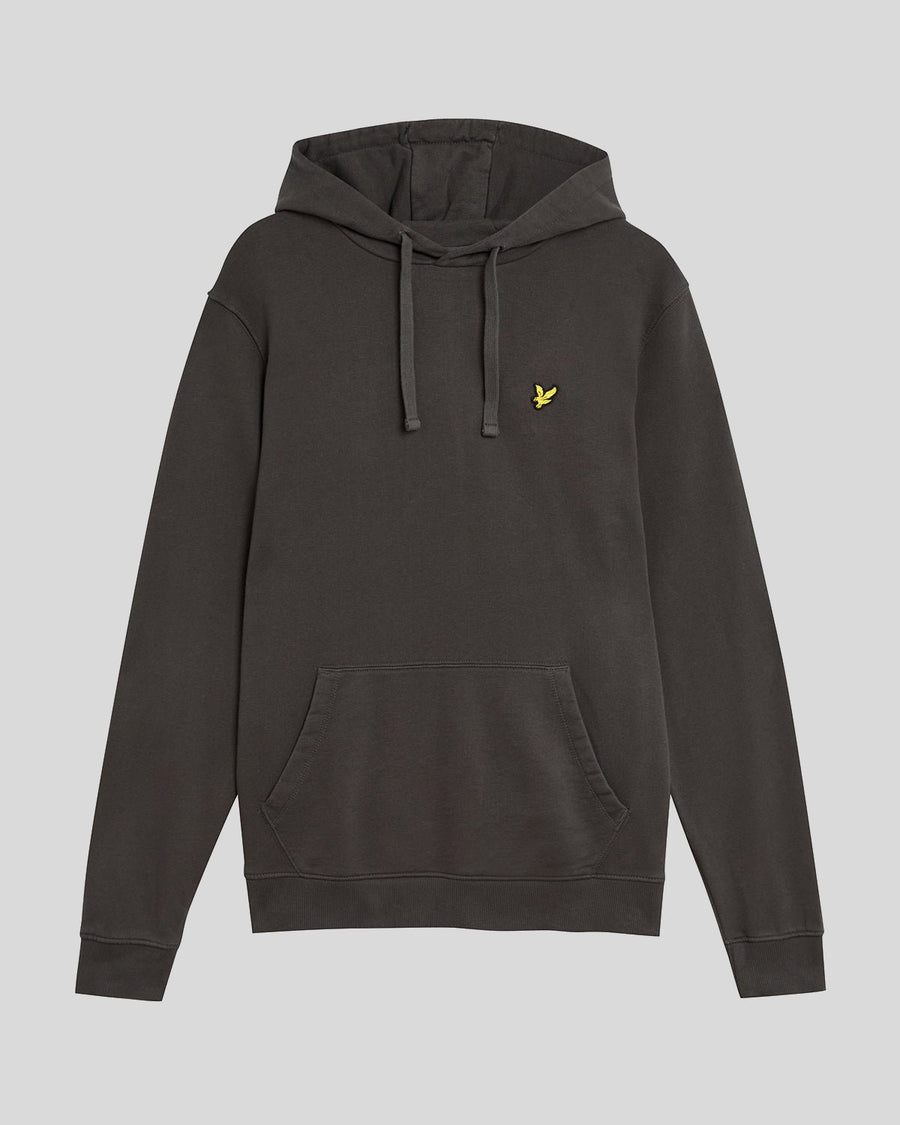 Uomo con felpa con cappuccio Loopback in cotone color canna di fucile
