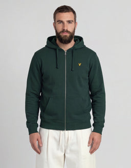 Loopback Cotton Full Zip Hoodie