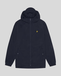buy men's premium clothing fashion polos jackets -  Lyle & Scott Men's Zip Through Hooded Jacket in Dark Navy