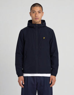 Veste à capuche imperméable avec bandes de renfort