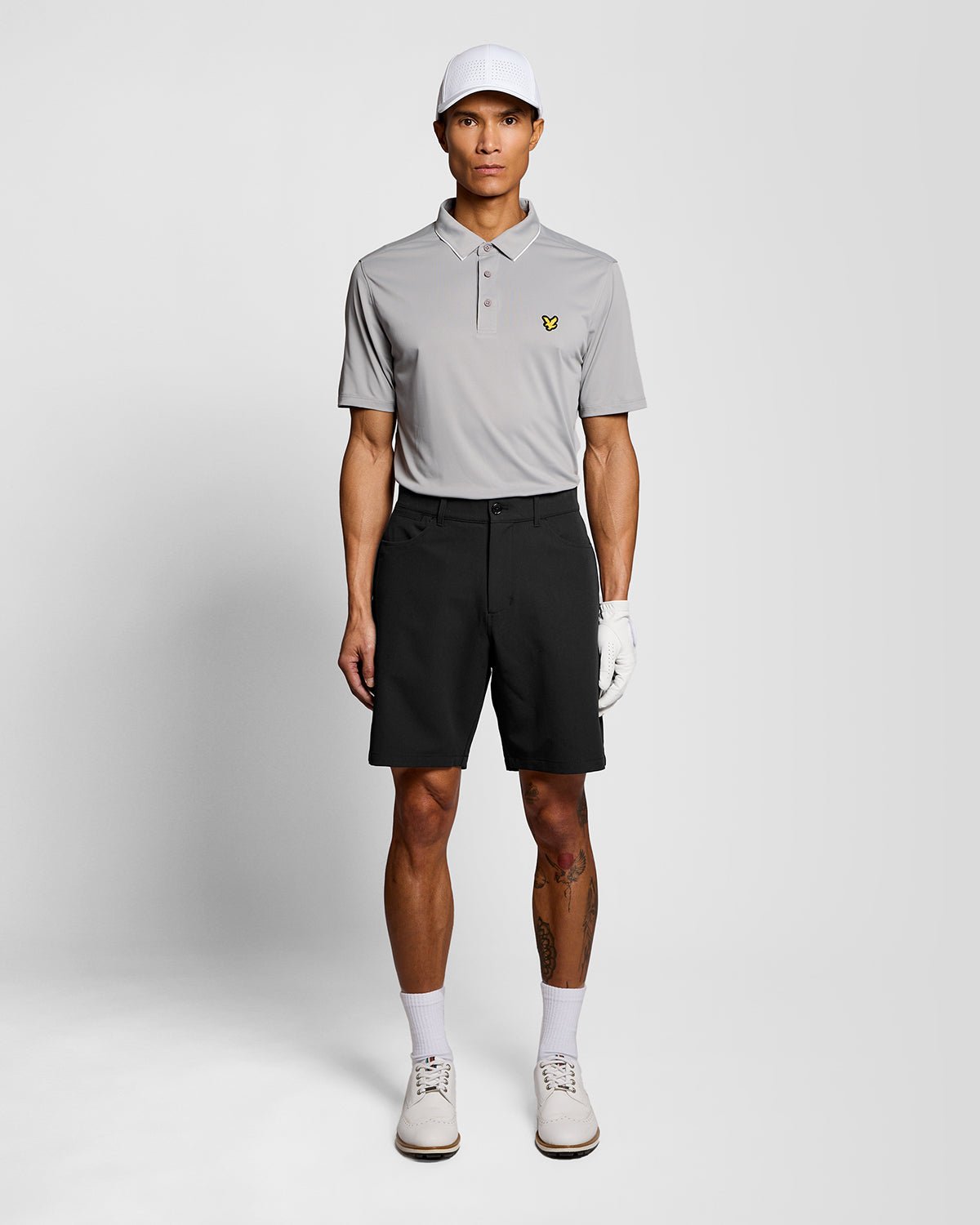 Short 5 poches pour homme, couleur noir de jais