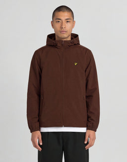 Chaqueta con capucha impermeable con costuras selladas