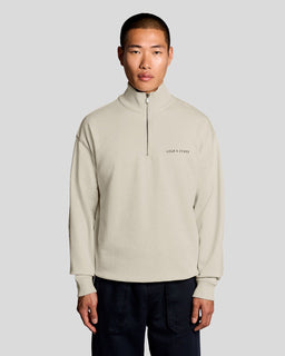 Sweat-shirt épais à col zippé 1/4