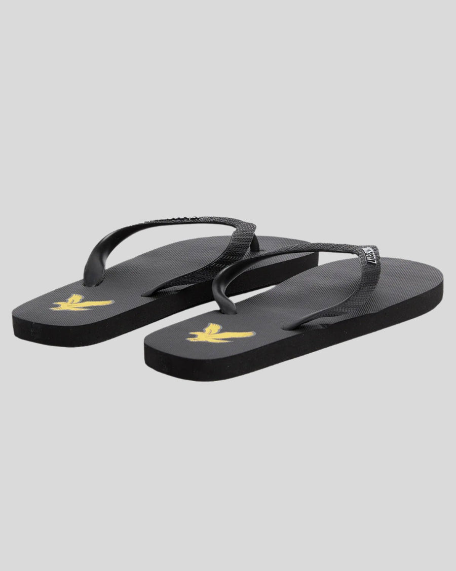 Tongs noir jais