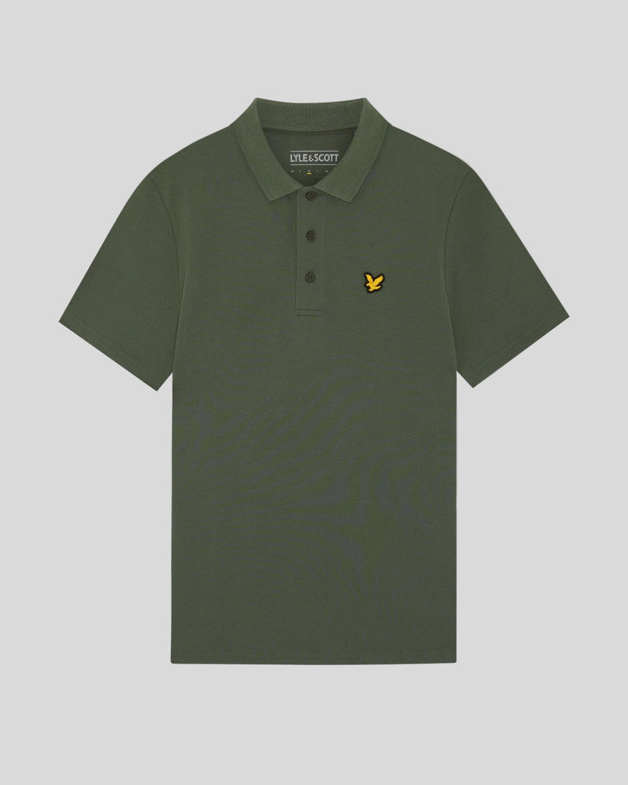 Uomo con polo tecnica color verde cactus
