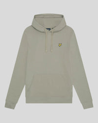 buy men's premium clothing fashion polos jackets -  Lyle & Scott Men's Pullover Hoodie Plus in Sage Uniform