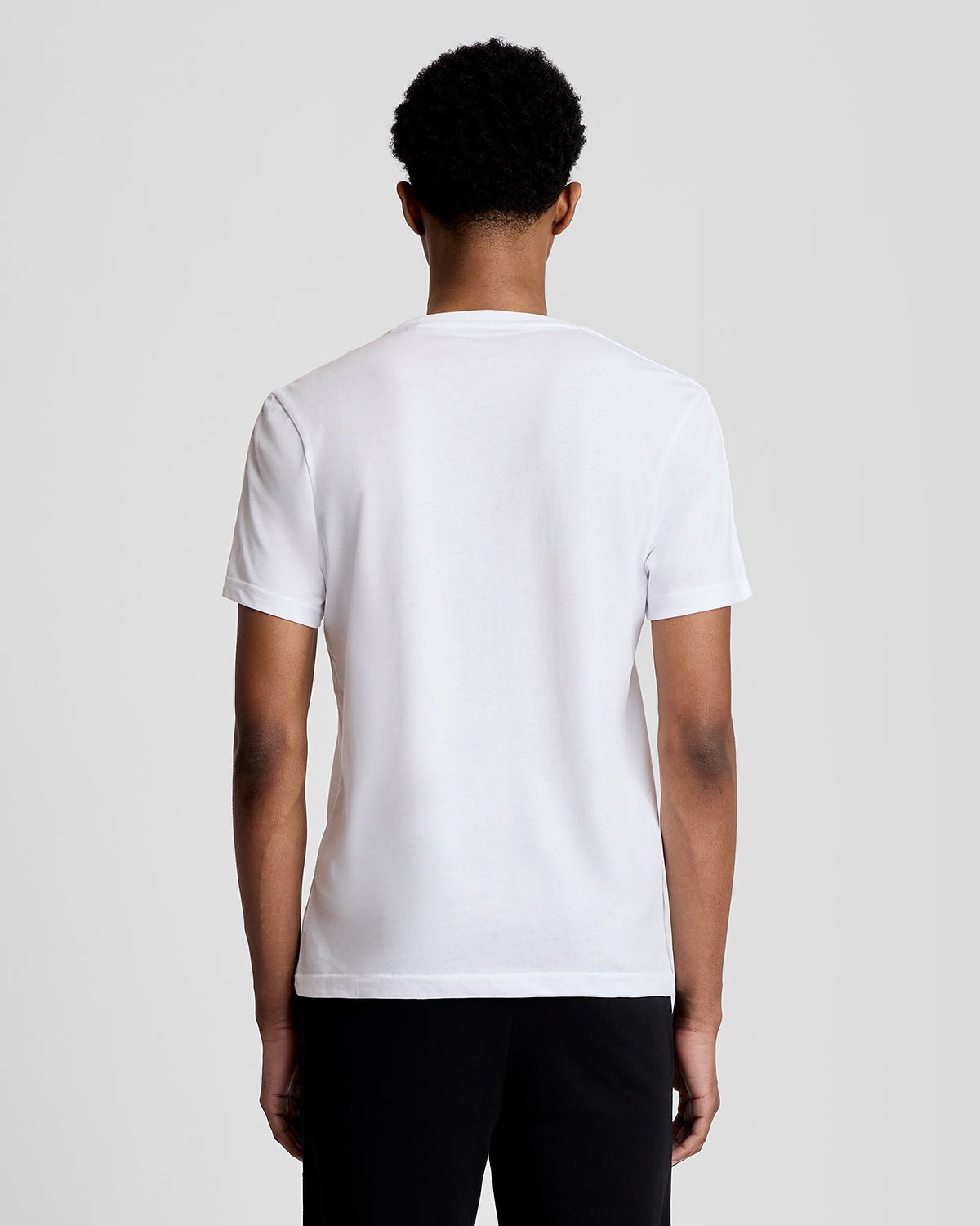 T-shirt pour homme en jacquard sportif, couleur blanche