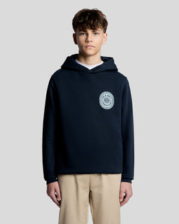 Sudadera con capucha de algodón con estampado