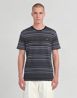 Multi Stripe Cotton T-Shirt