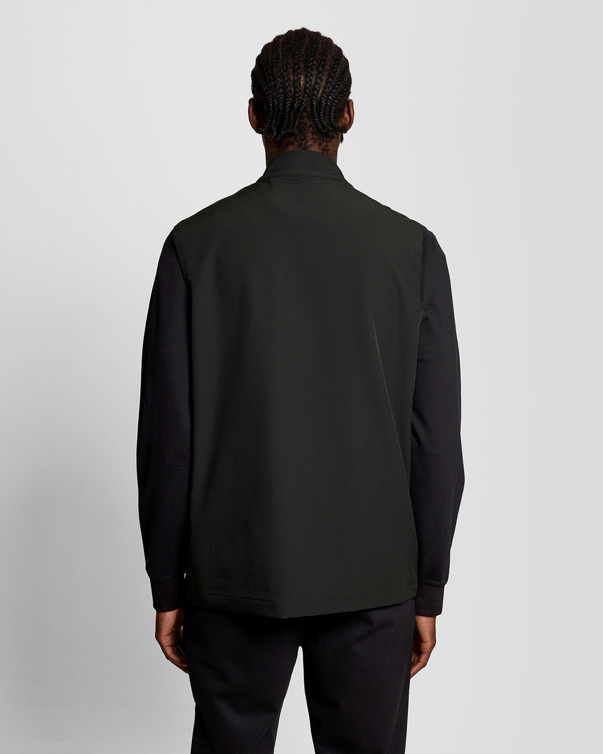 Uomo con gilet Sports Performance in nero jet