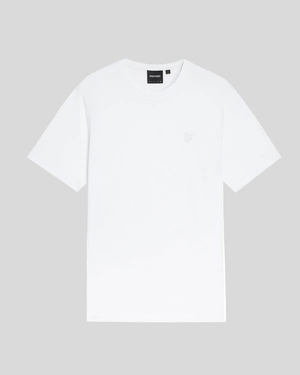 Homme portant un t-shirt en coton ultra-fin blanc