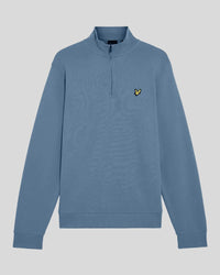 Produktfoto des „Everyday“ 1/4-Zip-Baumwoll-Sweatshirts in der Farbe „Ocean Sky“