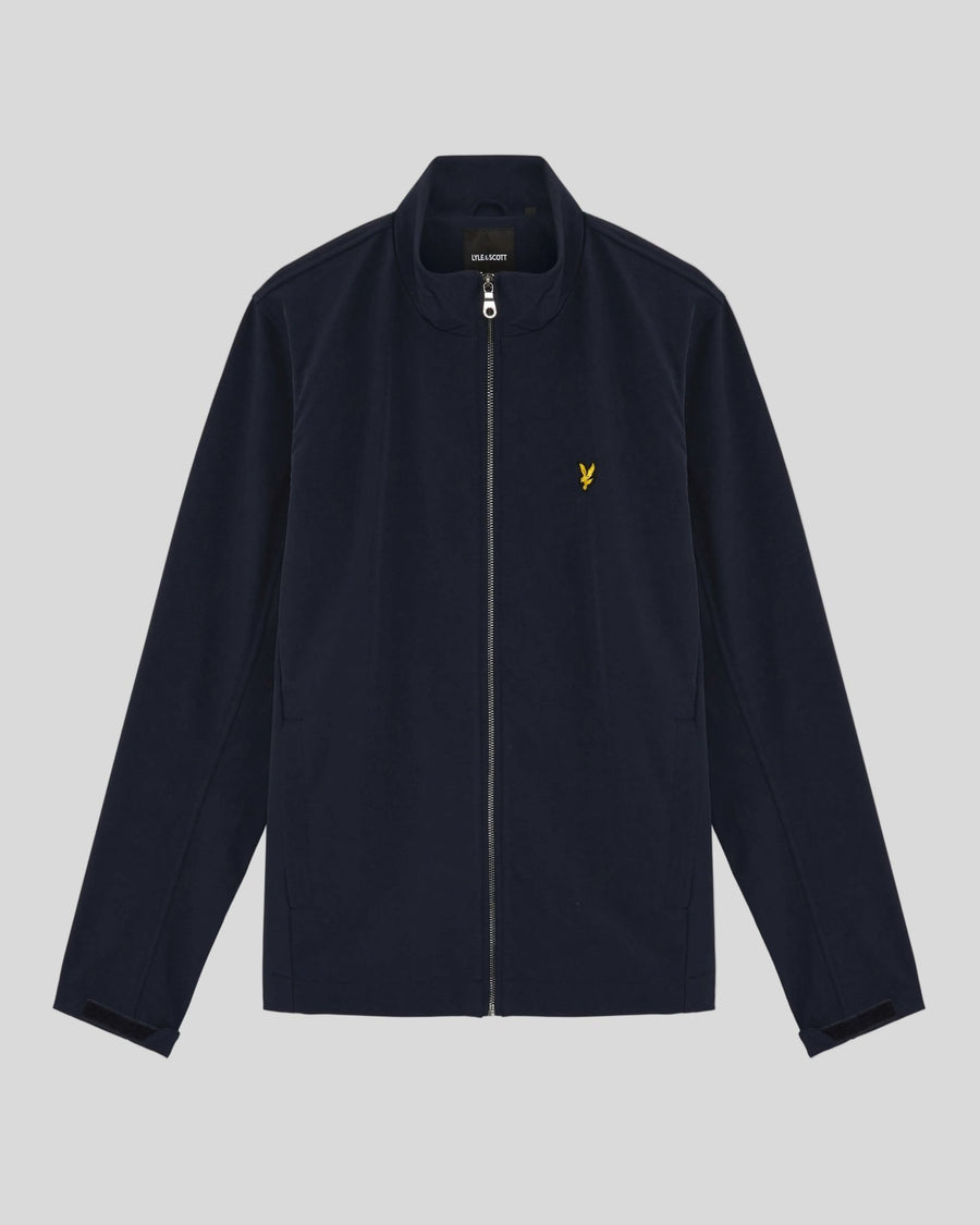 Veste softshell à dos en maille, bleu marine foncé