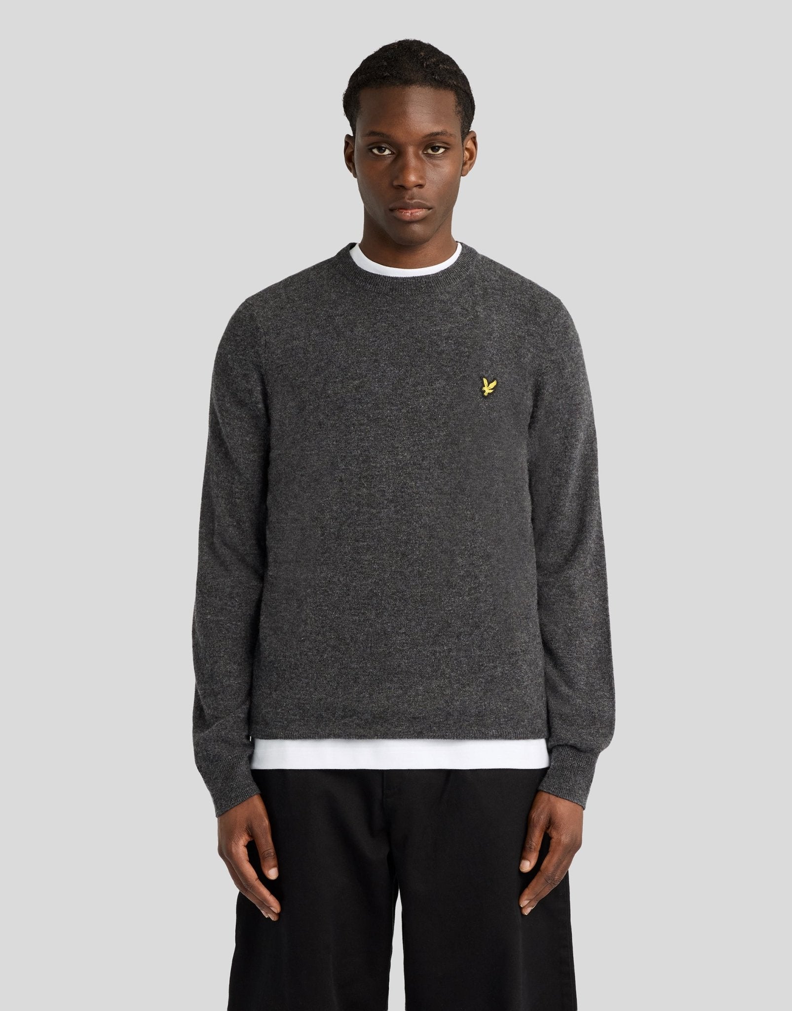 Lambswool Blend Crew Neck Jumper