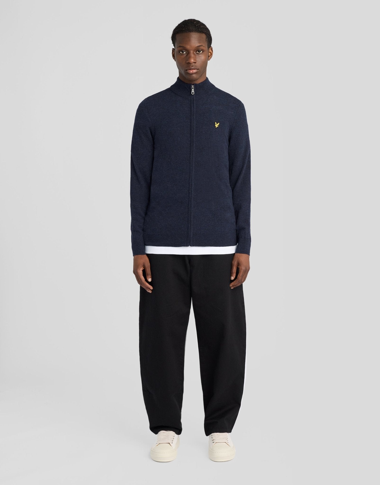 Lambswool Blend Zip Cardigan – Lyle & Scott
