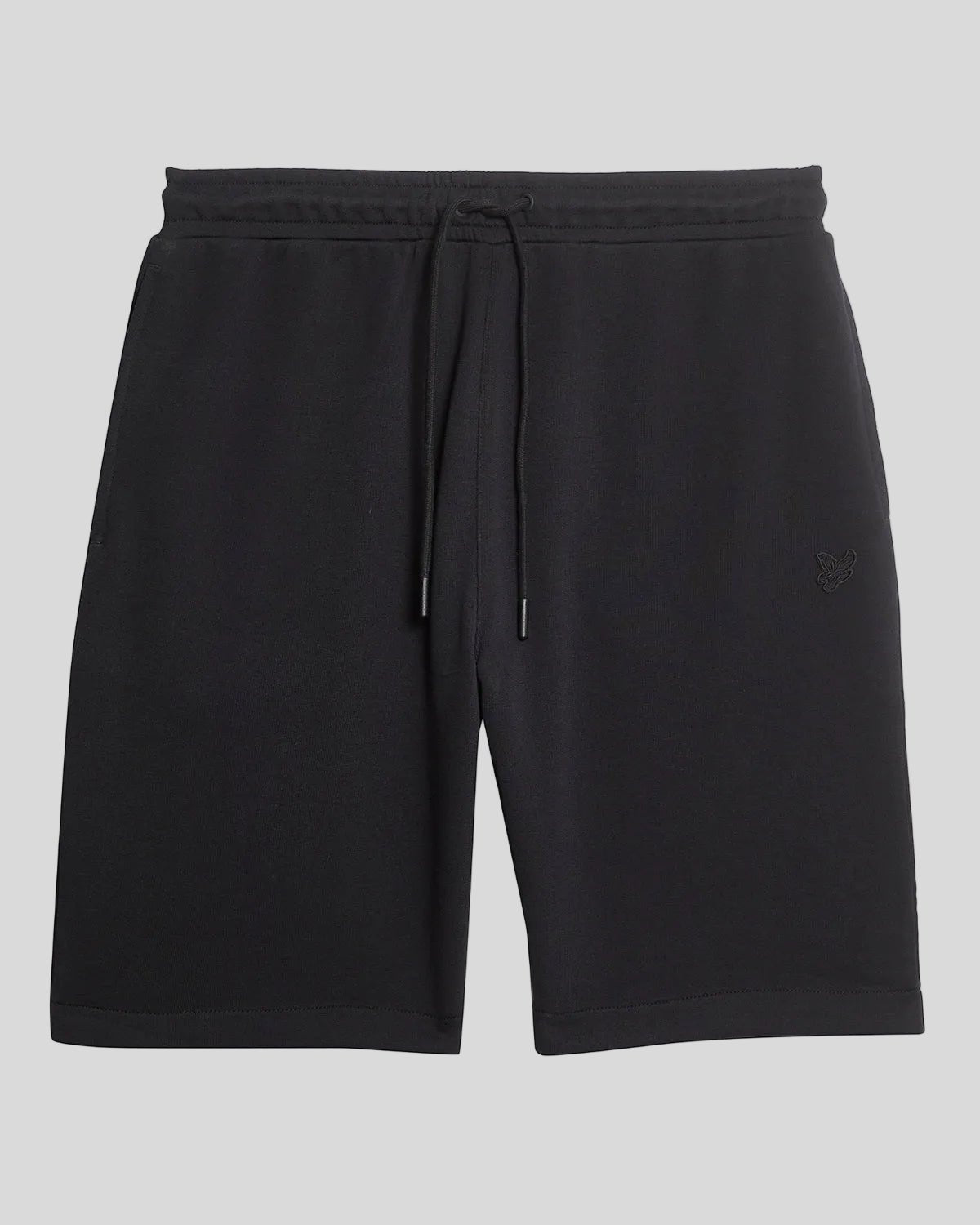 Uomo con pantaloncini in cotone superfine color nero corvino