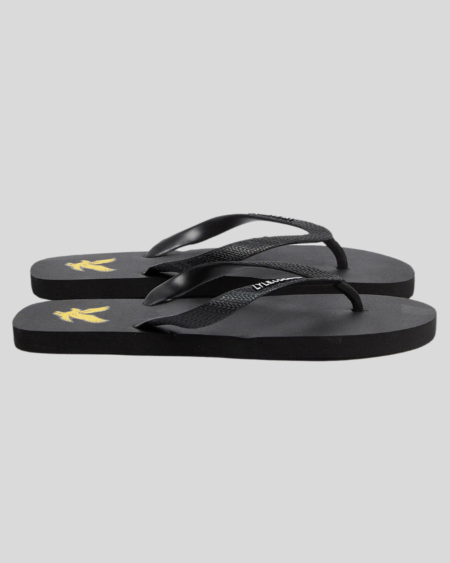 Tongs noir jais