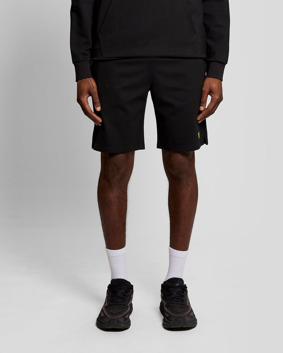 Short de sport léger pour homme, couleur noir de jais