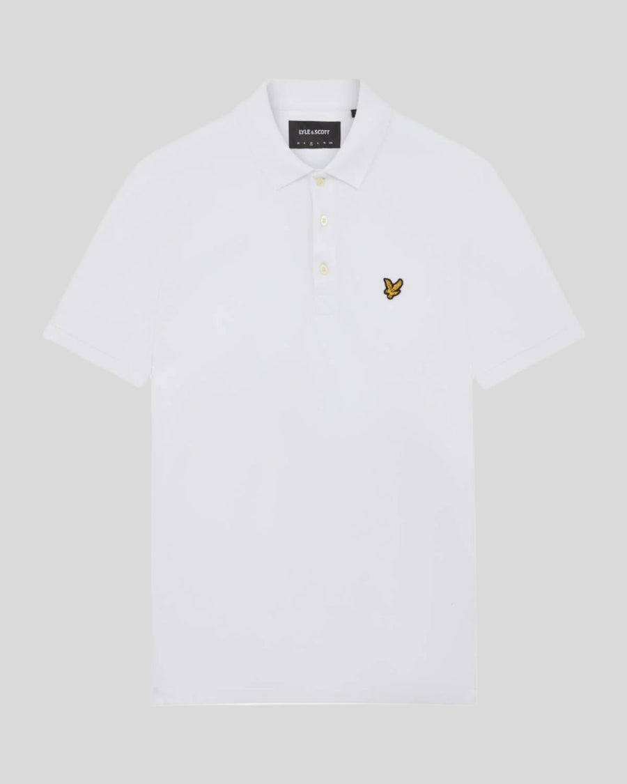 Polo en coton blanc