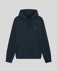 Boy wears Everyday Loopback Cotton Hoodie in Carbon