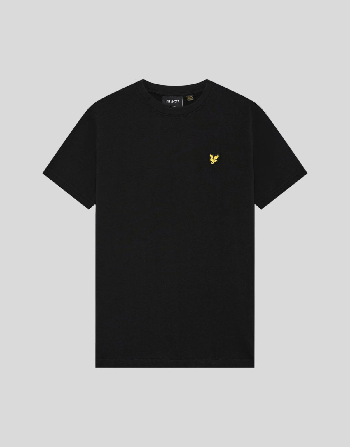 T-shirt à col rond pour garçon, lot de 2, couleur noir de jais/blanc