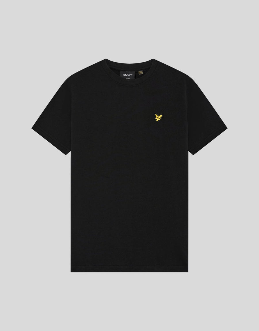 T-shirt à col rond pour garçon, lot de 2, couleur noir de jais/blanc