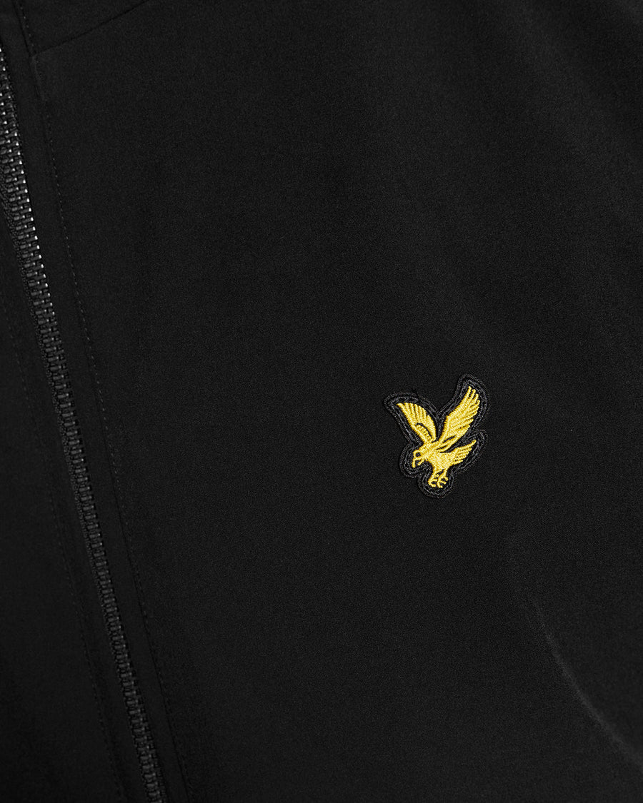Veste softshell à dos en maille, couleur noir de jais