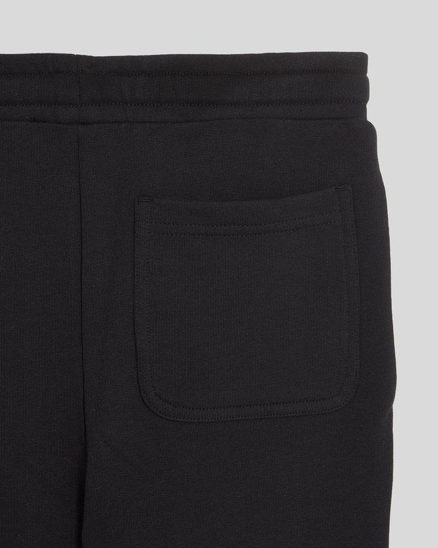 Pantalon de jogging en coton noir de jais pour garçon