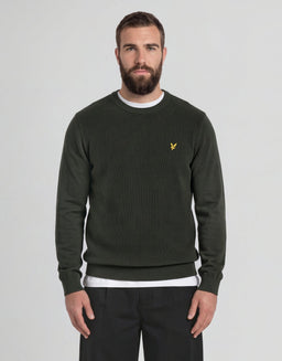 Waffle Crew Neck Jumper