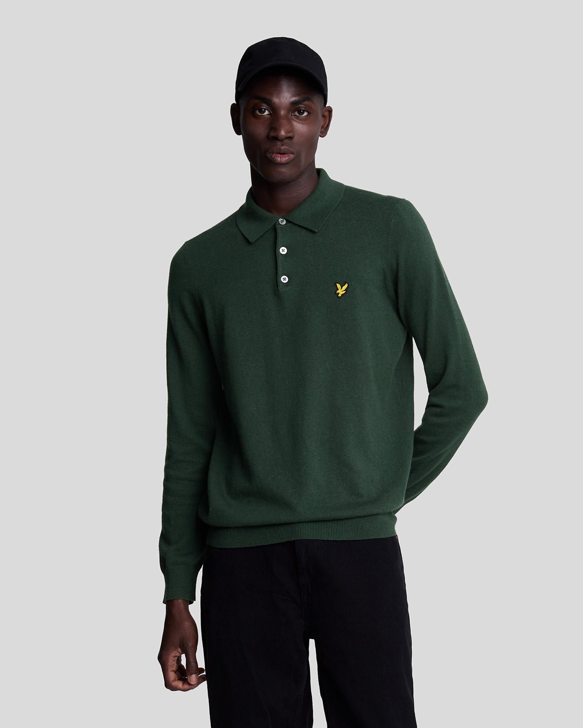 Lyle And Scott Polo Lange Mouw Lyle Scott Heren Merino Blend
