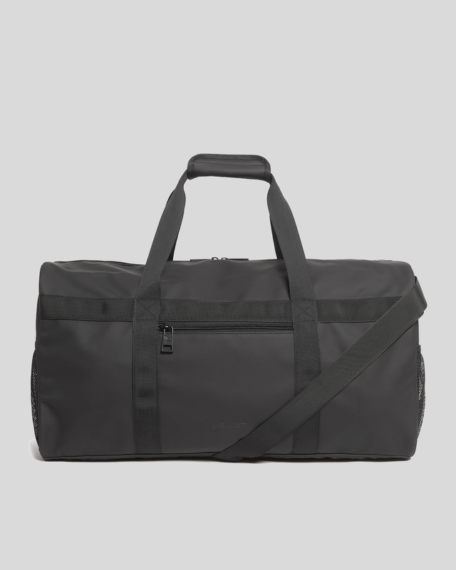 Bolso de fin de semana resistente al agua en negro azabache