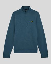 Produktfoto des „Everyday“-Sweatshirts aus Baumwolle mit 1/4-Reißverschluss in der Farbe „Rich Teal“