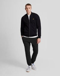 buy men's premium clothing fashion polos jackets -  Lyle & Scott Men's Slim Sweatpant in Jet Black