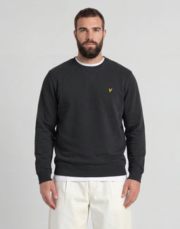 Sweatshirt aus Baumwolle mit Rundhalsausschnitt