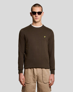 Maglione in cotone a girocollo