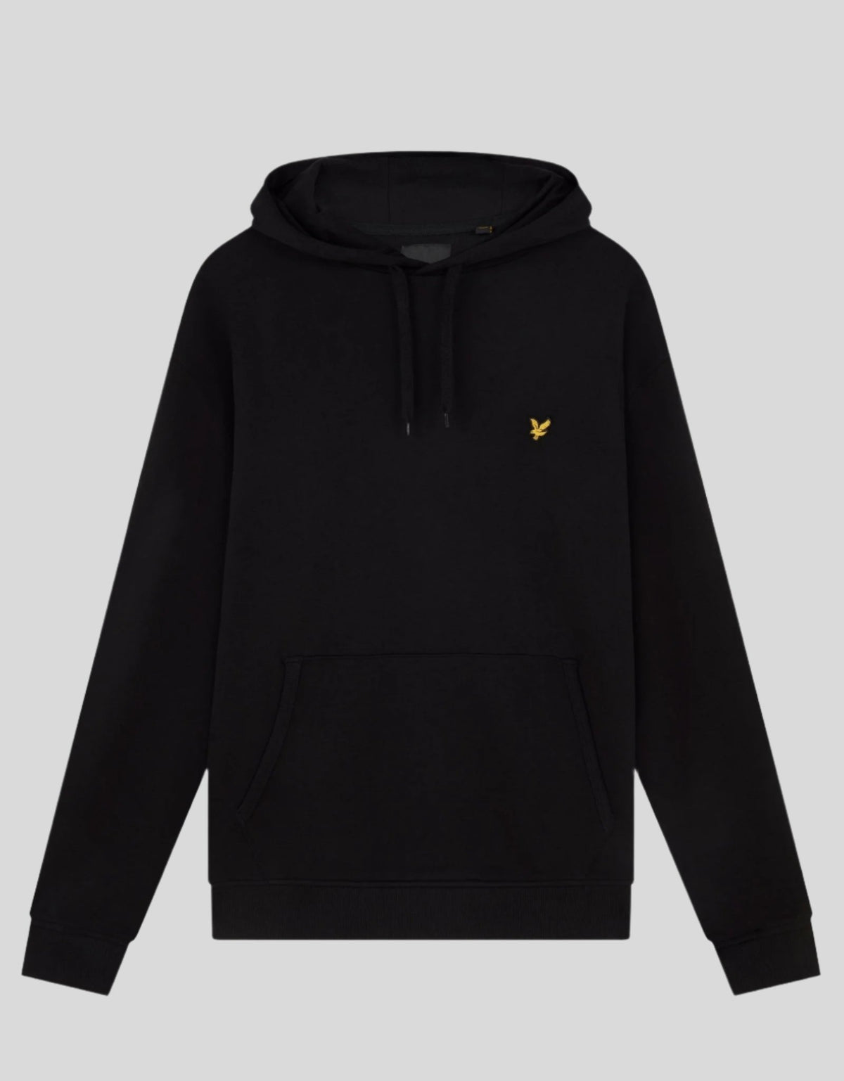 Sweat à capuche en coton Loopback, noir jais