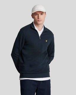 Sweat-shirt en coton bouclé à fermeture éclair 1/4