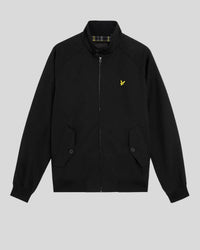 Cotton Harrington Jacket in Jet Black