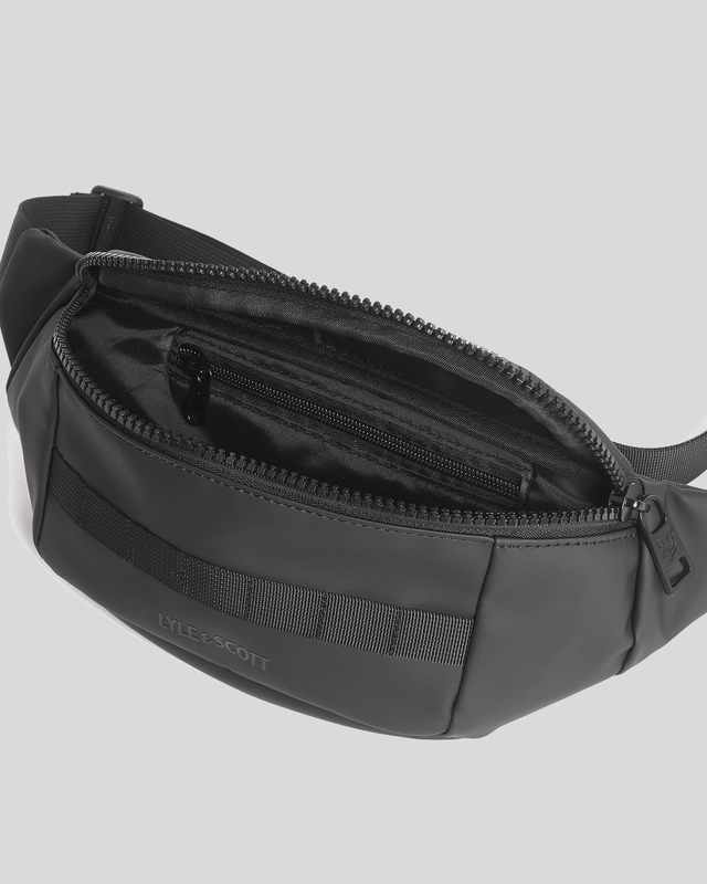 Sac à bandoulière résistant à l'eau, noir de jais