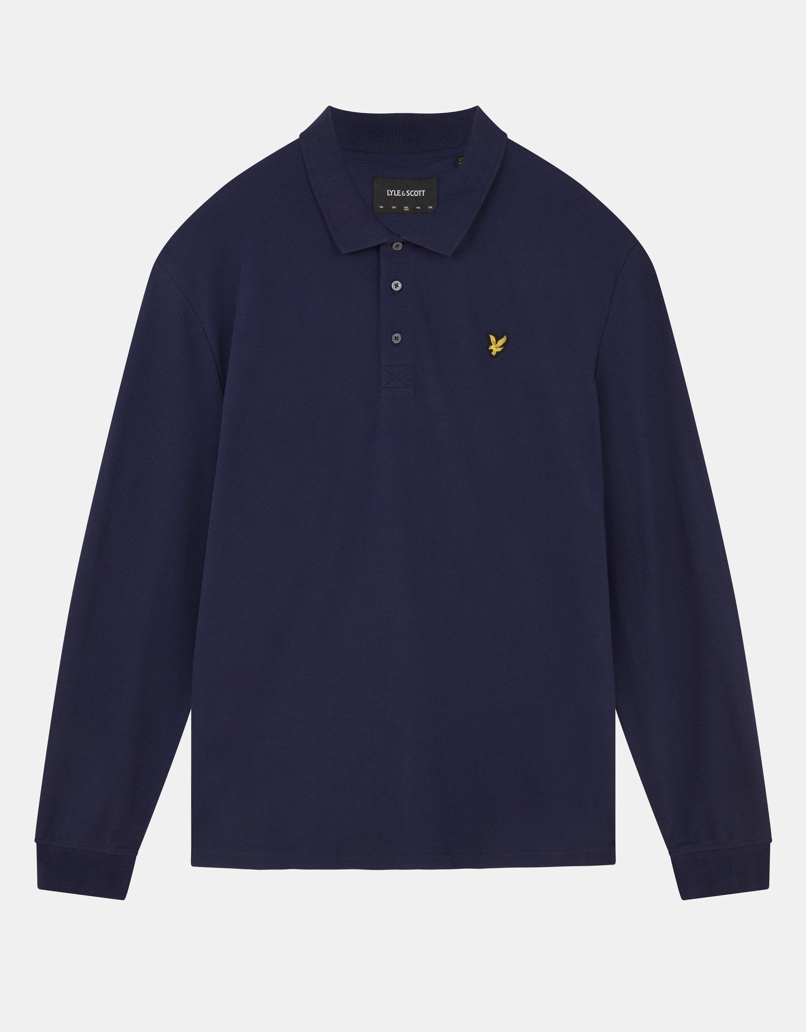 Long Sleeve Cotton Polo Shirt